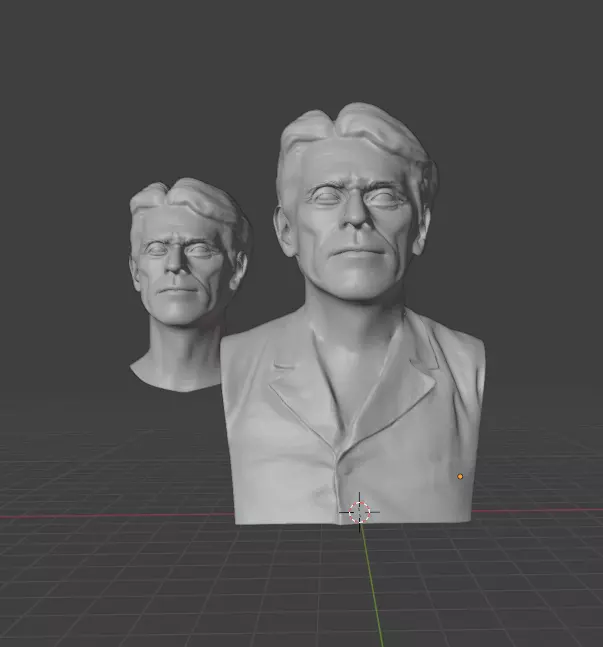 Willem Dafoe 3D print model_0