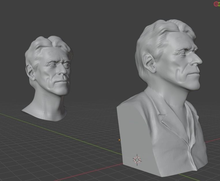 Willem Dafoe 3D print model_16
