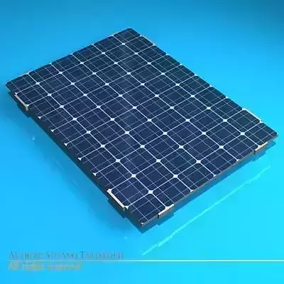 Photovoltaic module 3D model