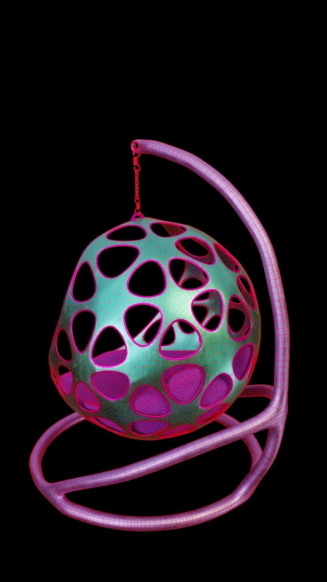 hanging chair 3D model_5