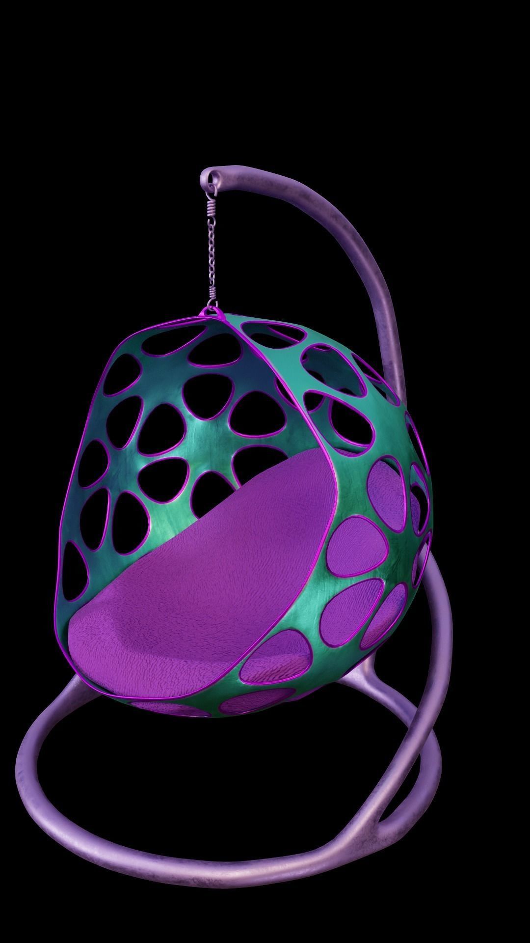 hanging chair 3D model_3