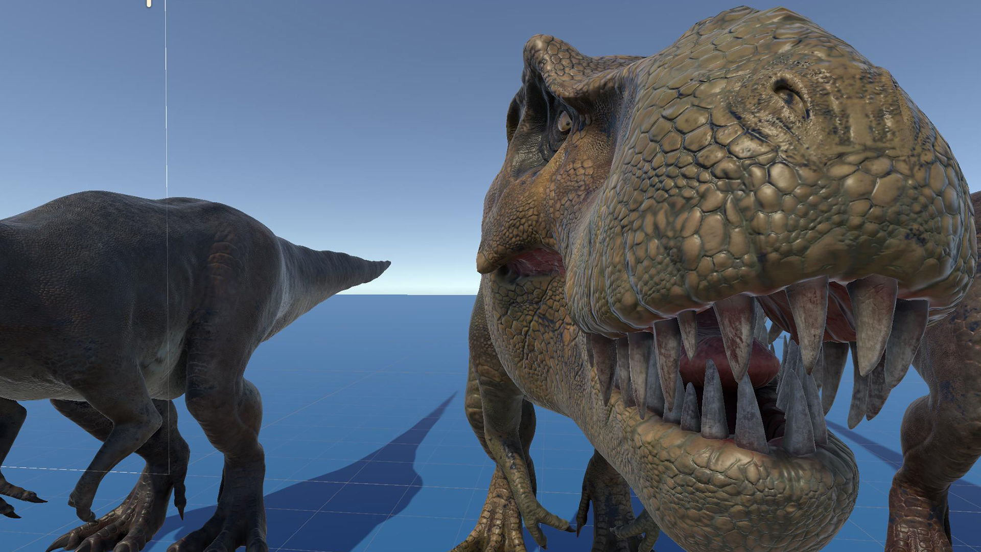 Dinosaur Tyrannosaurus Rex Stan Unity Project Low-poly 3D model_13