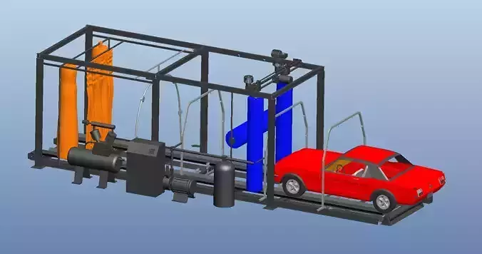 Self-service car washing equipment