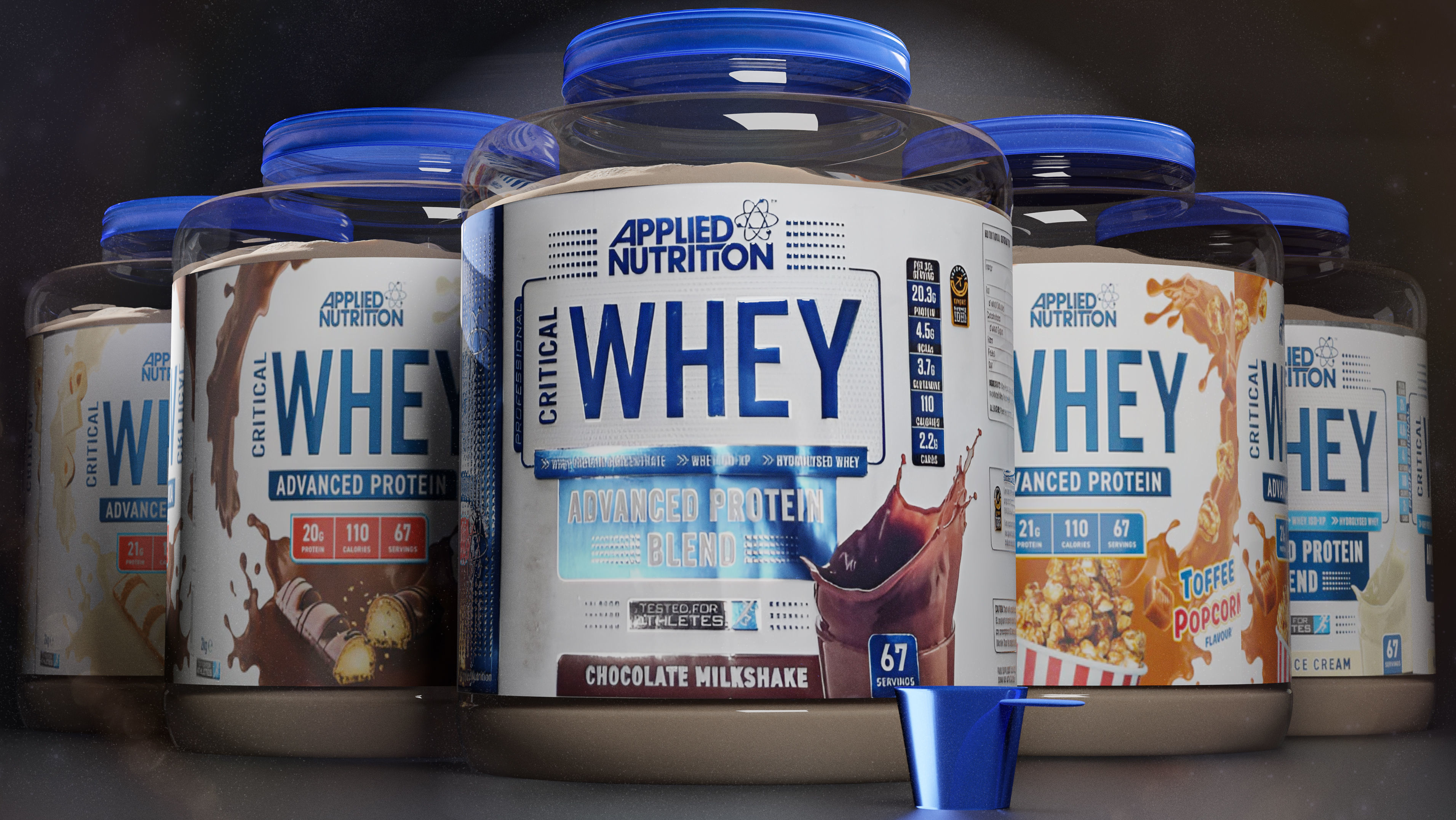 Whey protein 3D model_3