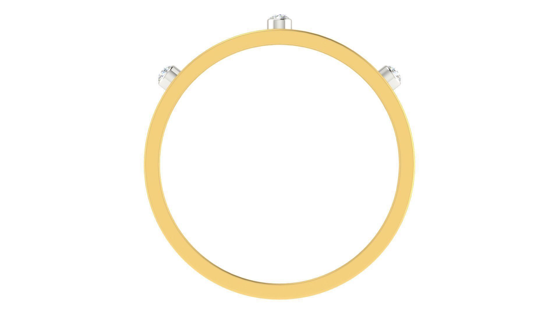 Couple Wedding Band Ring 3dm stl obj mtl gltf glb  3D print model_19