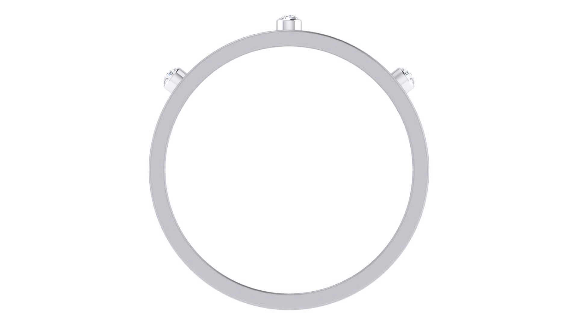 Couple Wedding Band Ring 3dm stl obj mtl gltf glb  3D print model_20