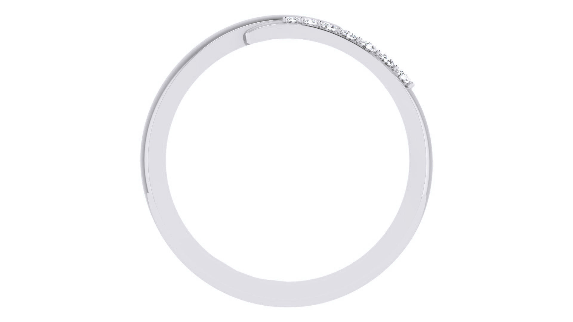 Couple Wedding Band Ring 3dm stl obj mtl gltf glb 3D print model_9