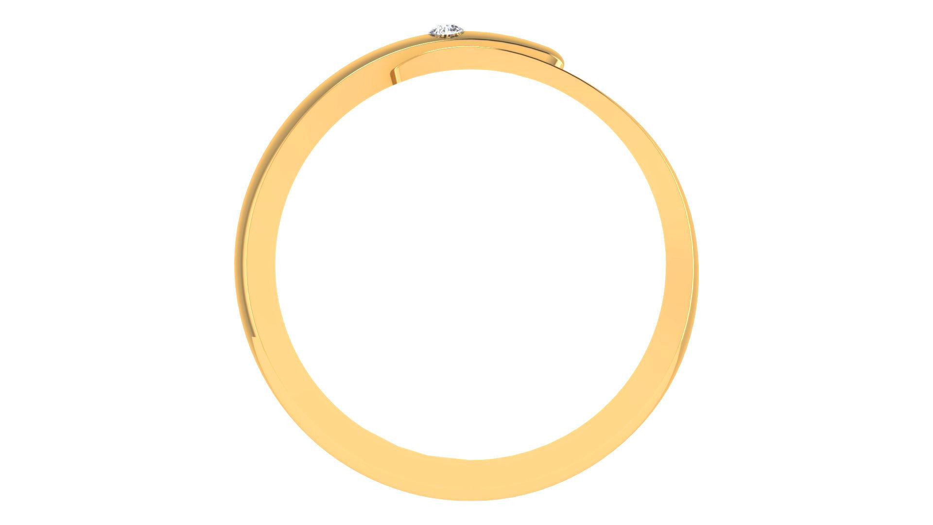 Couple Wedding Band Ring 3dm stl obj mtl gltf glb 3D print model_19