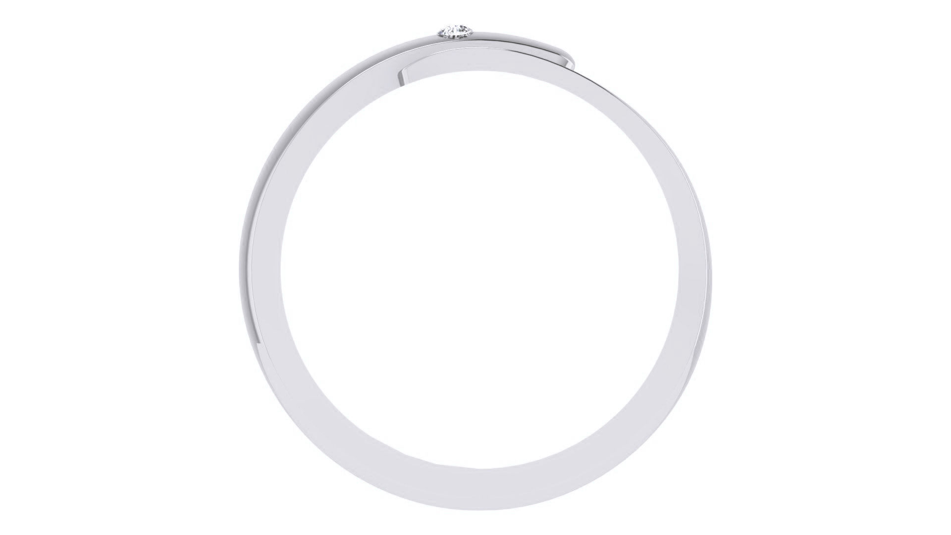 Couple Wedding Band Ring 3dm stl obj mtl gltf glb 3D print model_21