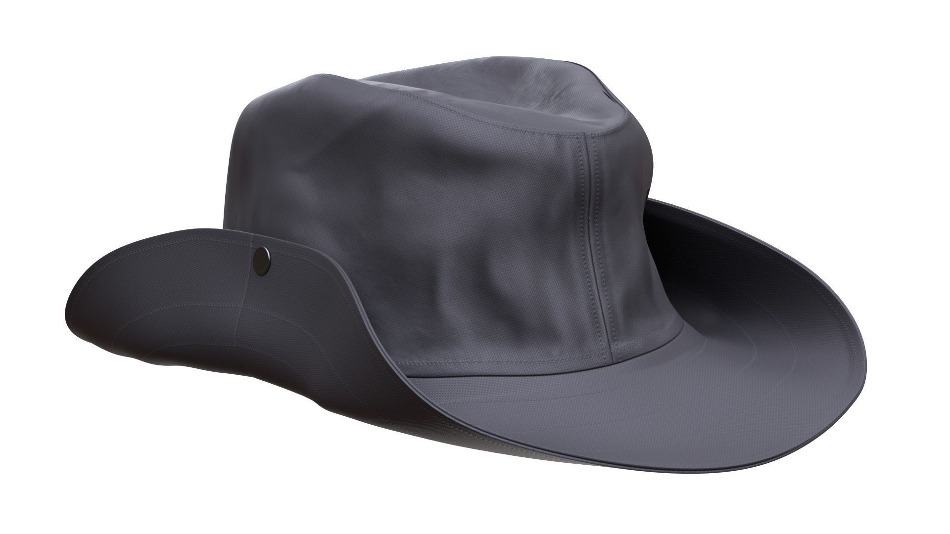 Cowboy Hat Low-poly 3D model_12