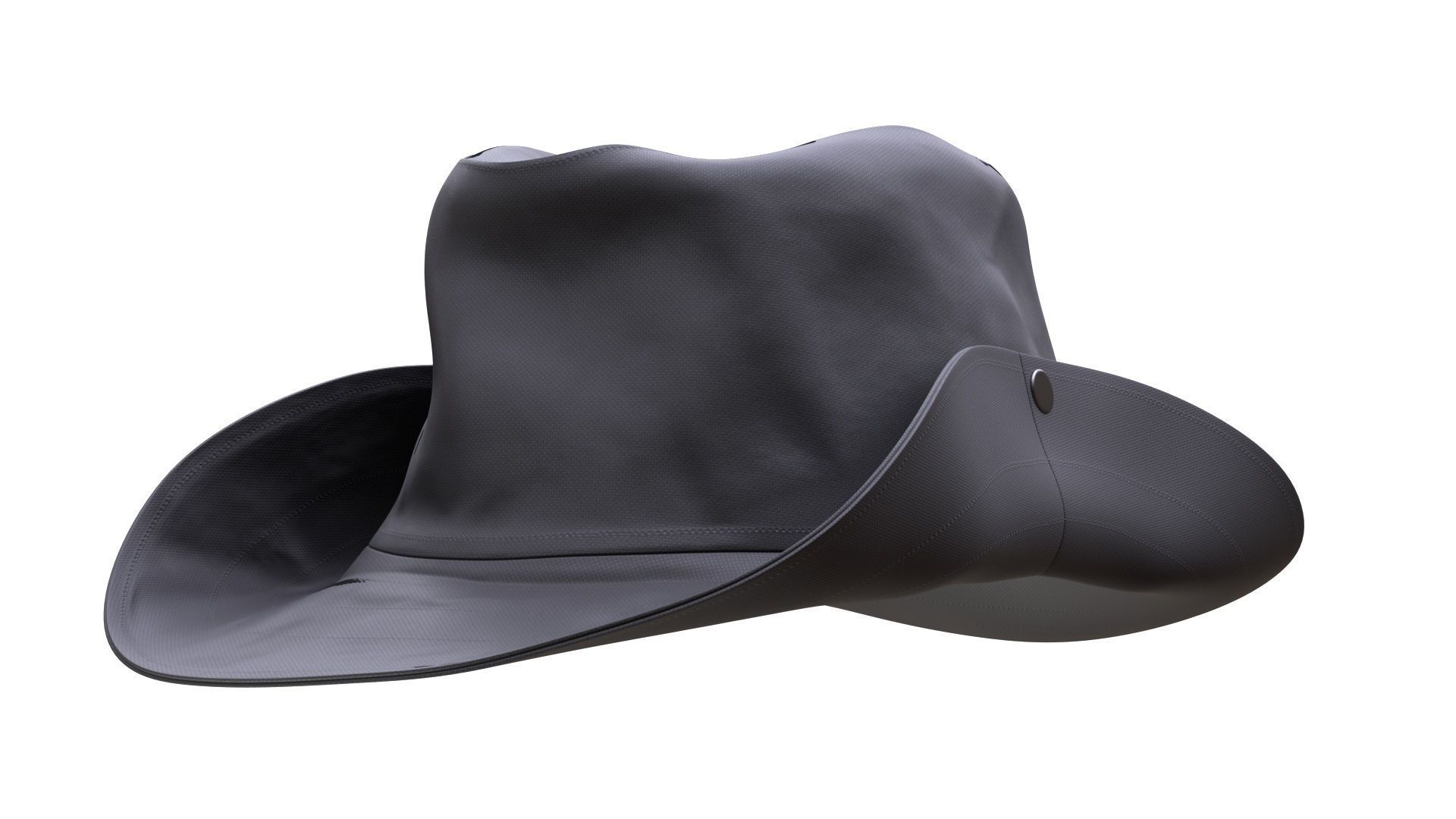 Cowboy Hat Low-poly 3D model_5
