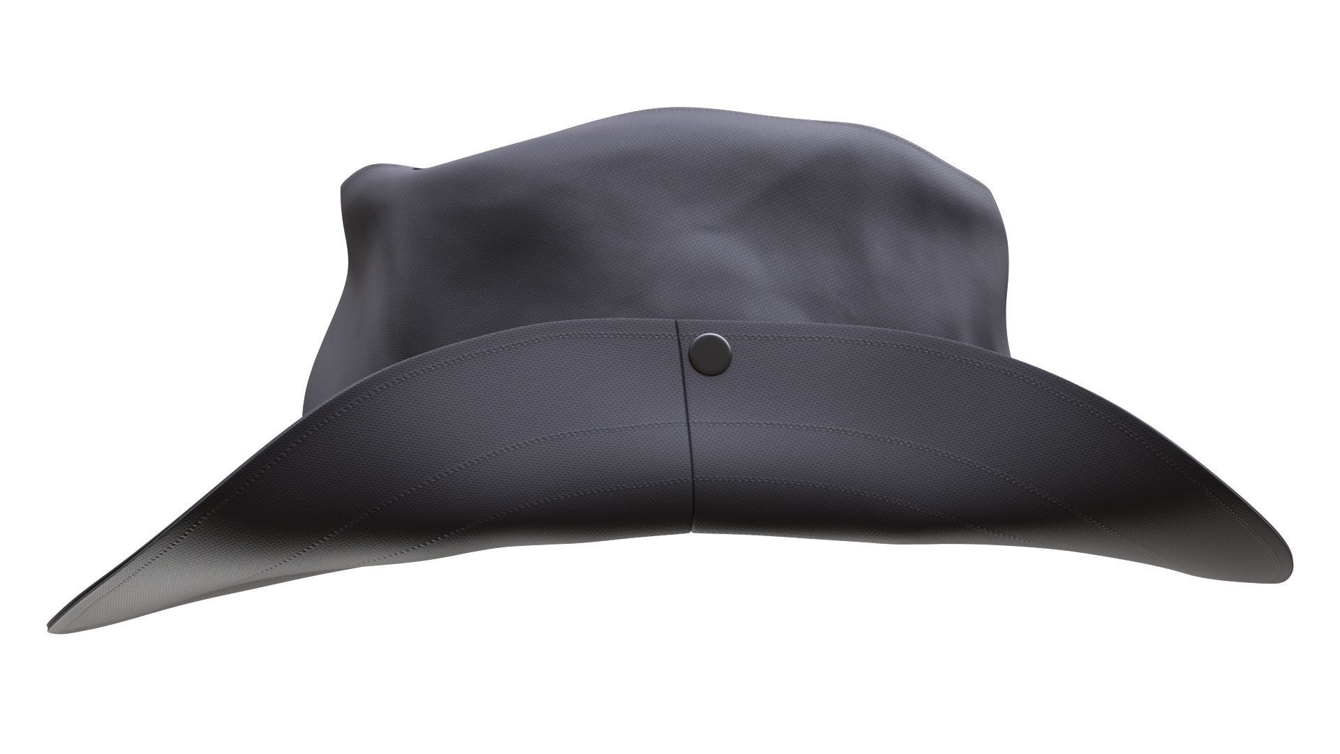 Cowboy Hat Low-poly 3D model_8