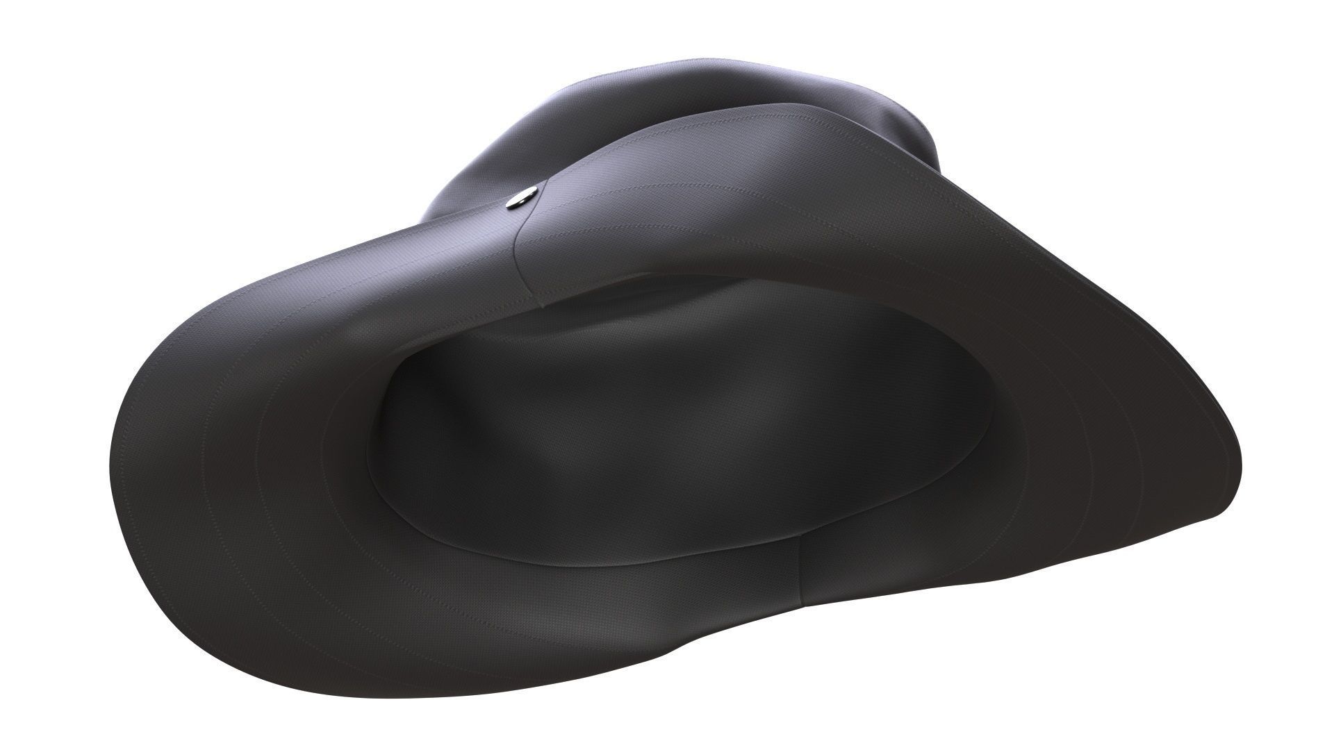 Cowboy Hat Low-poly 3D model_6