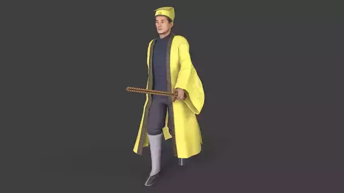 Chinese Taoist and cloth