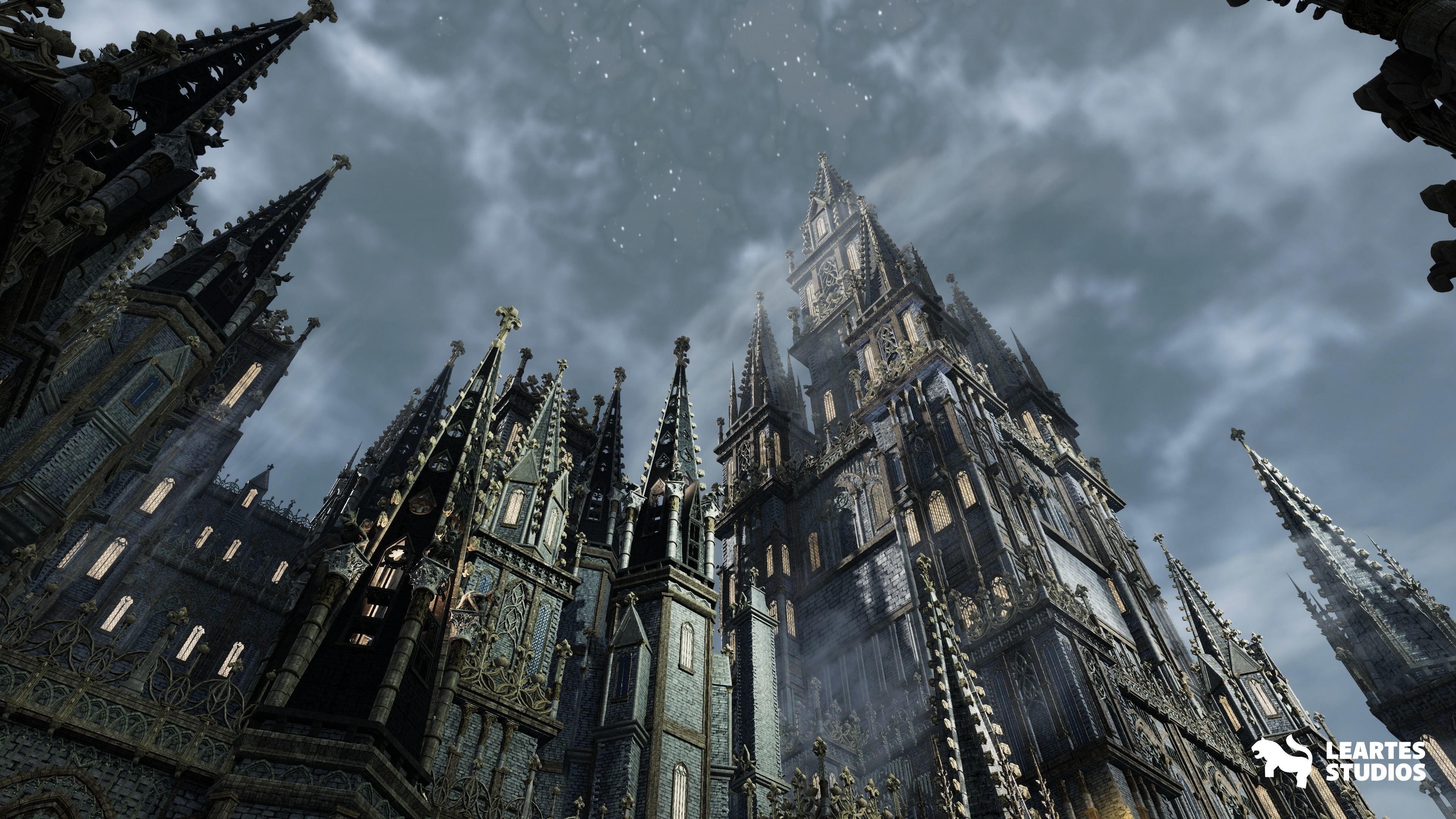 Fantasy Castle Environment Low-poly 3D model_5