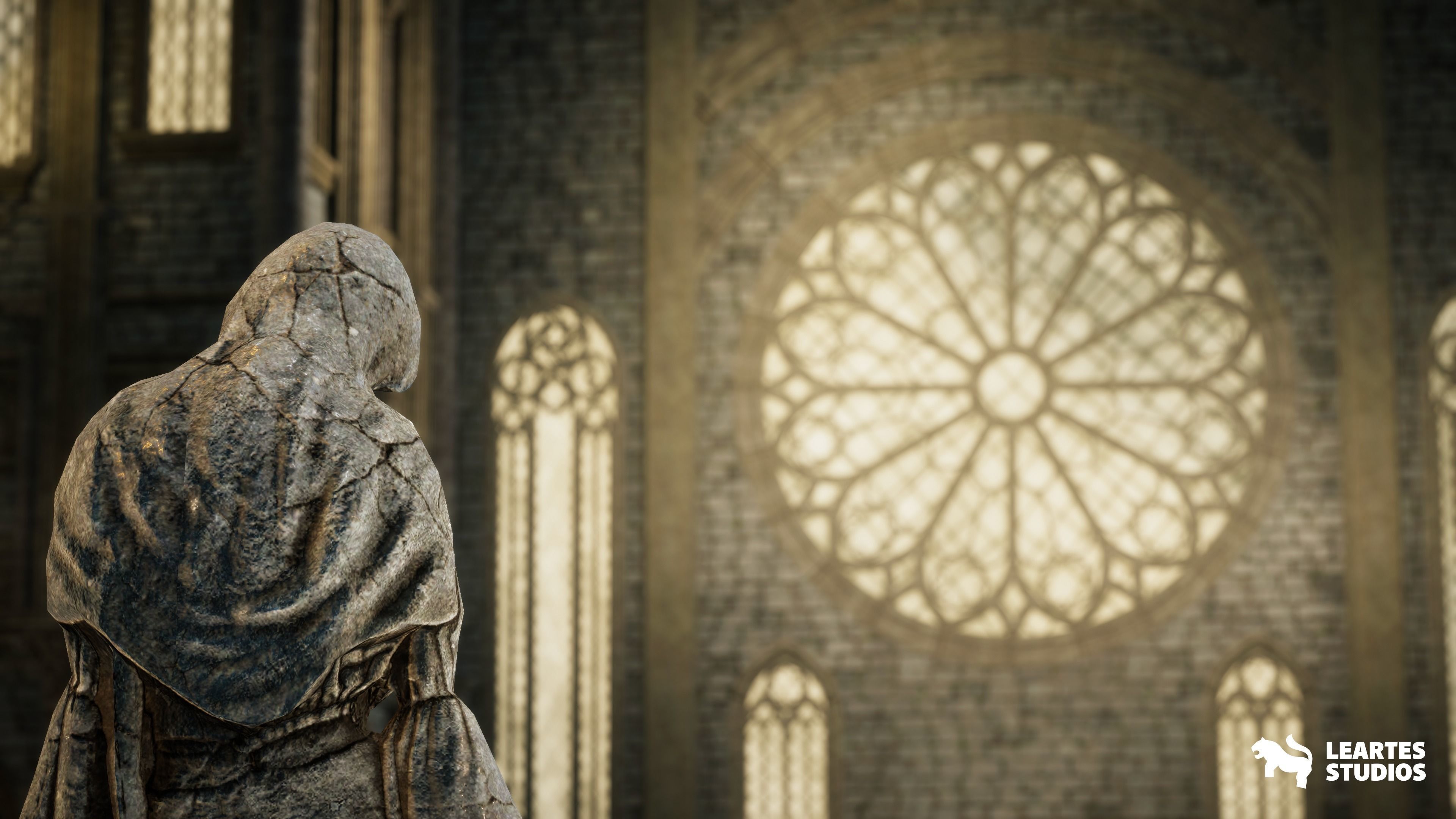 Fantasy Castle Environment Low-poly 3D model_19