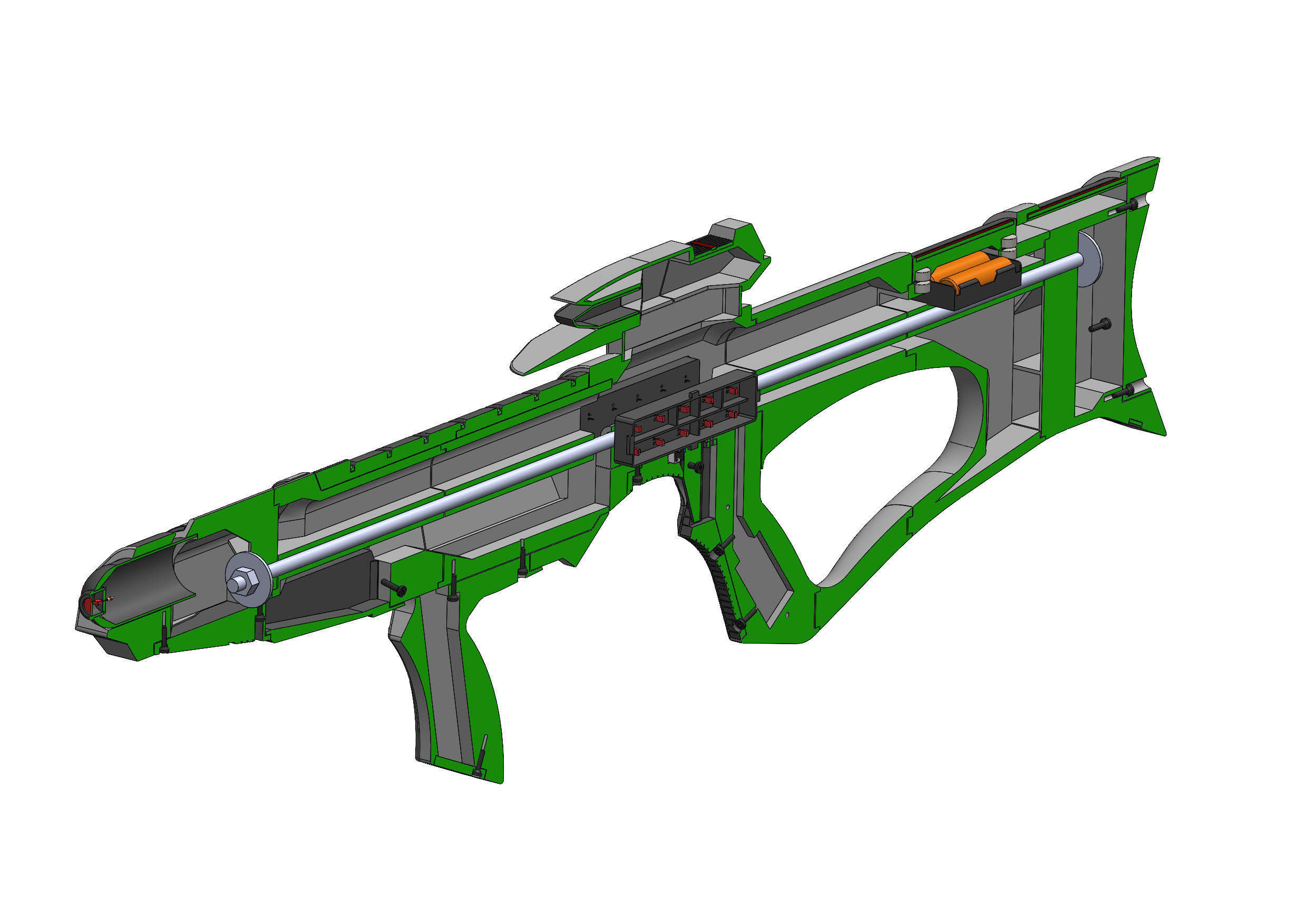 EVA Phaser Cannon - Star Trek - STL CAD bundle - Personal Use 3D print model_11