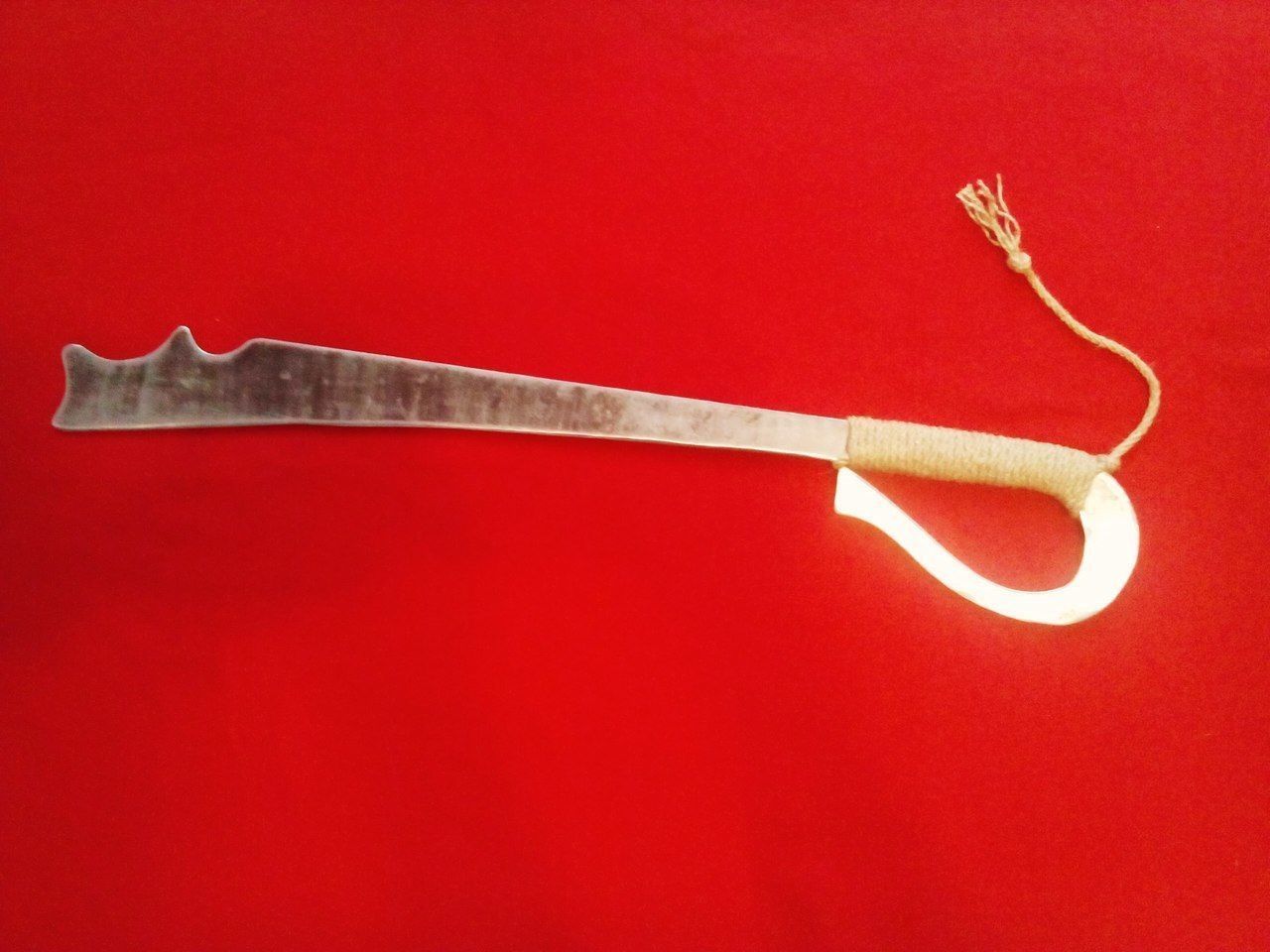 WG 7002 - Ersatz falchion v2 Low-poly 3D model_3