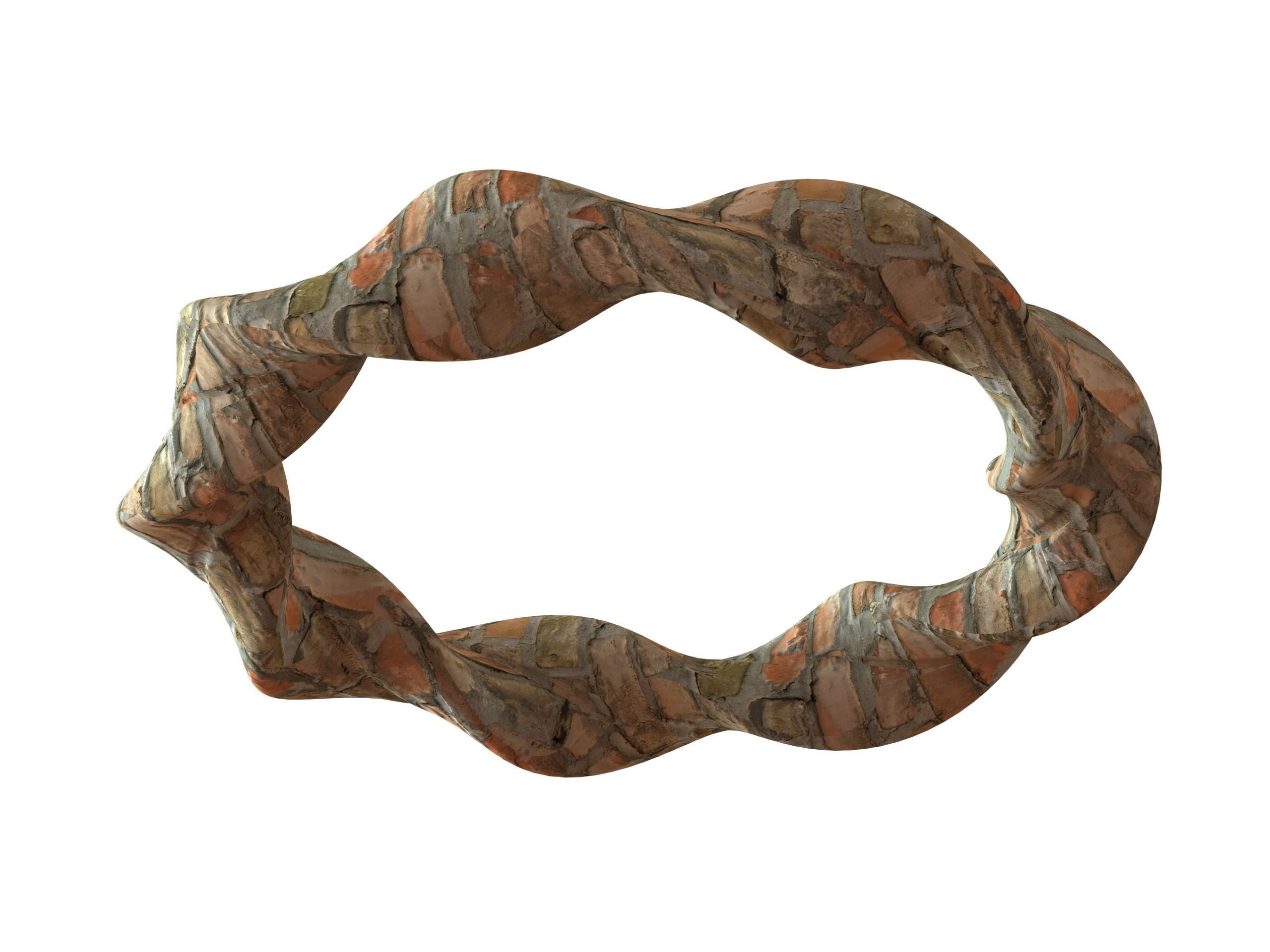 Elastic Art Bracelet 3D print model_1