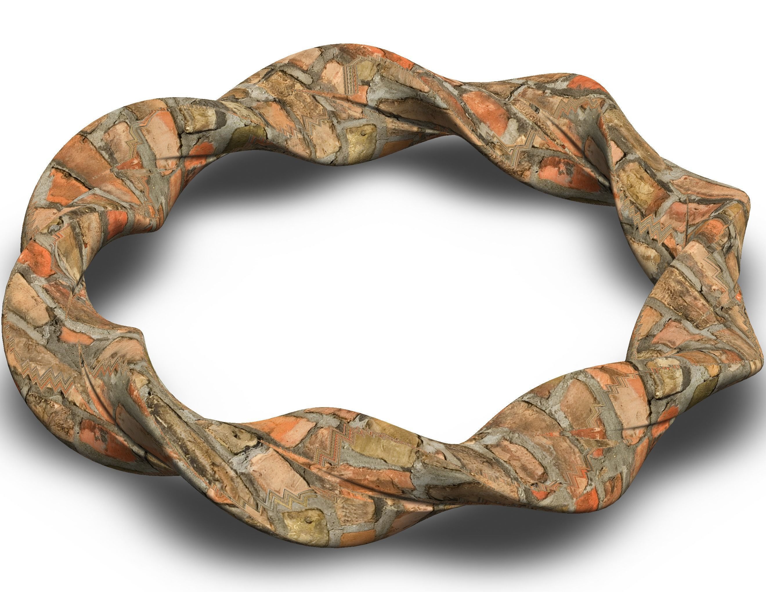 Elastic Art Bracelet 3D print model_9