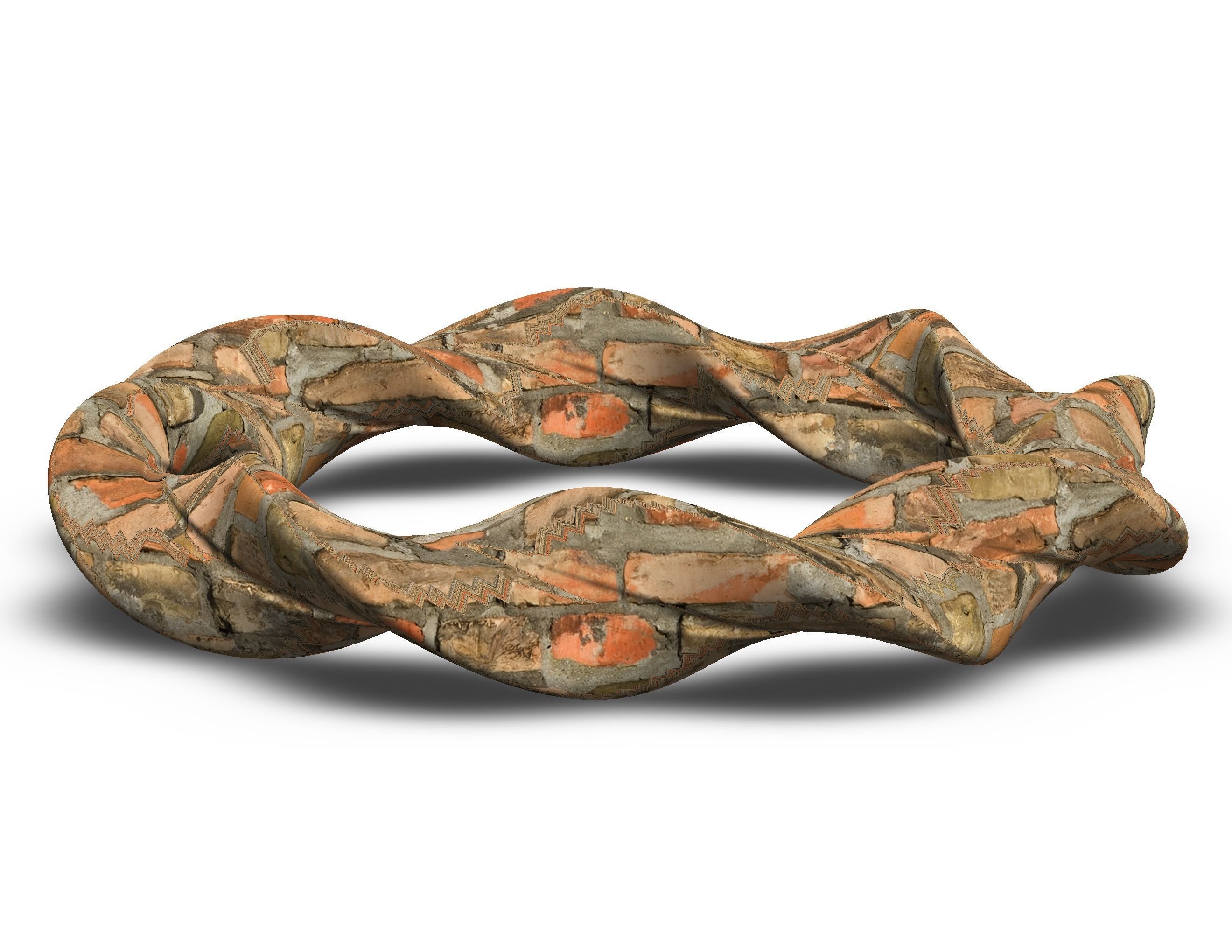 Elastic Art Bracelet 3D print model_29