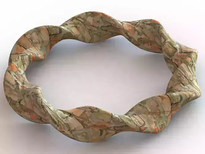 Elastic Art Bracelet 3D print model