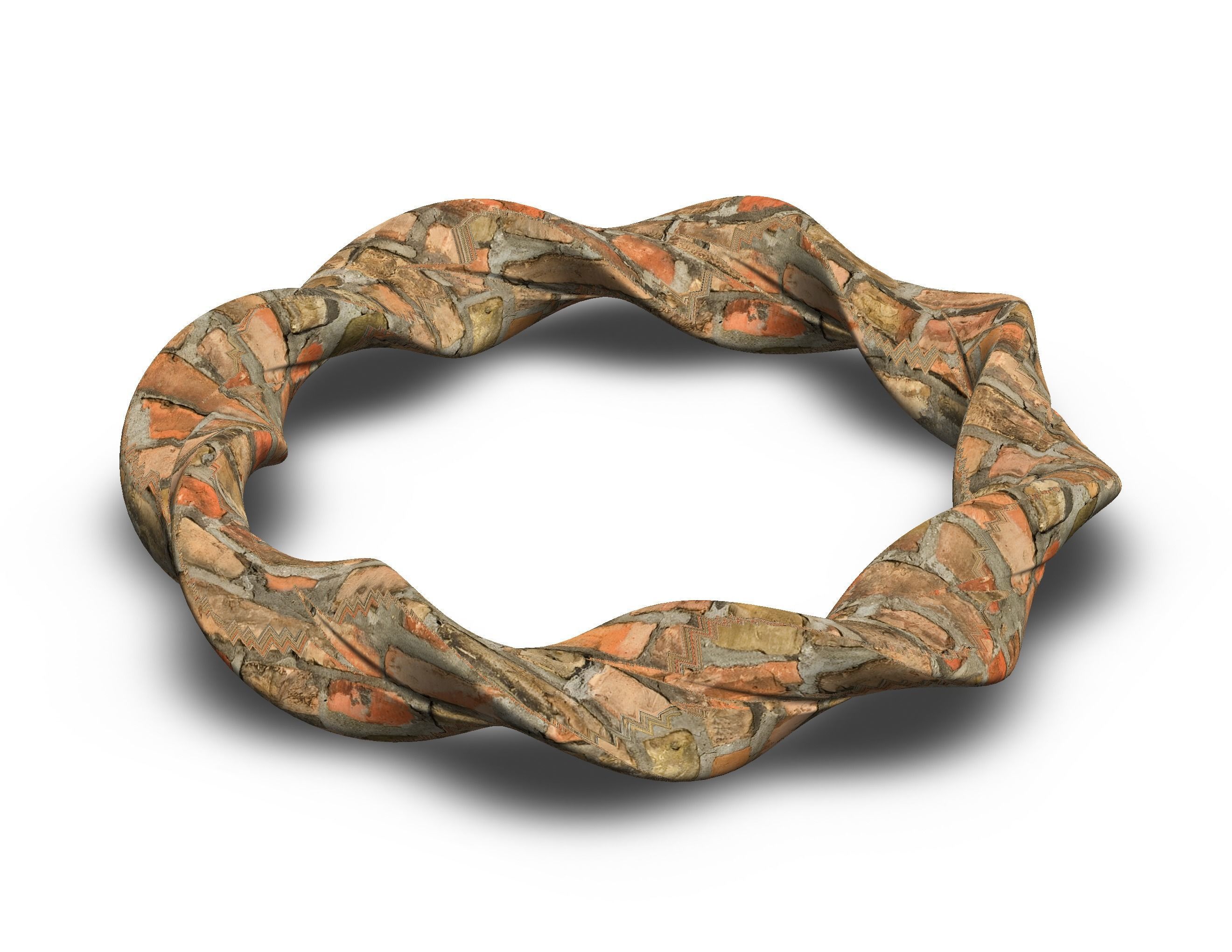 Elastic Art Bracelet 3D print model_13