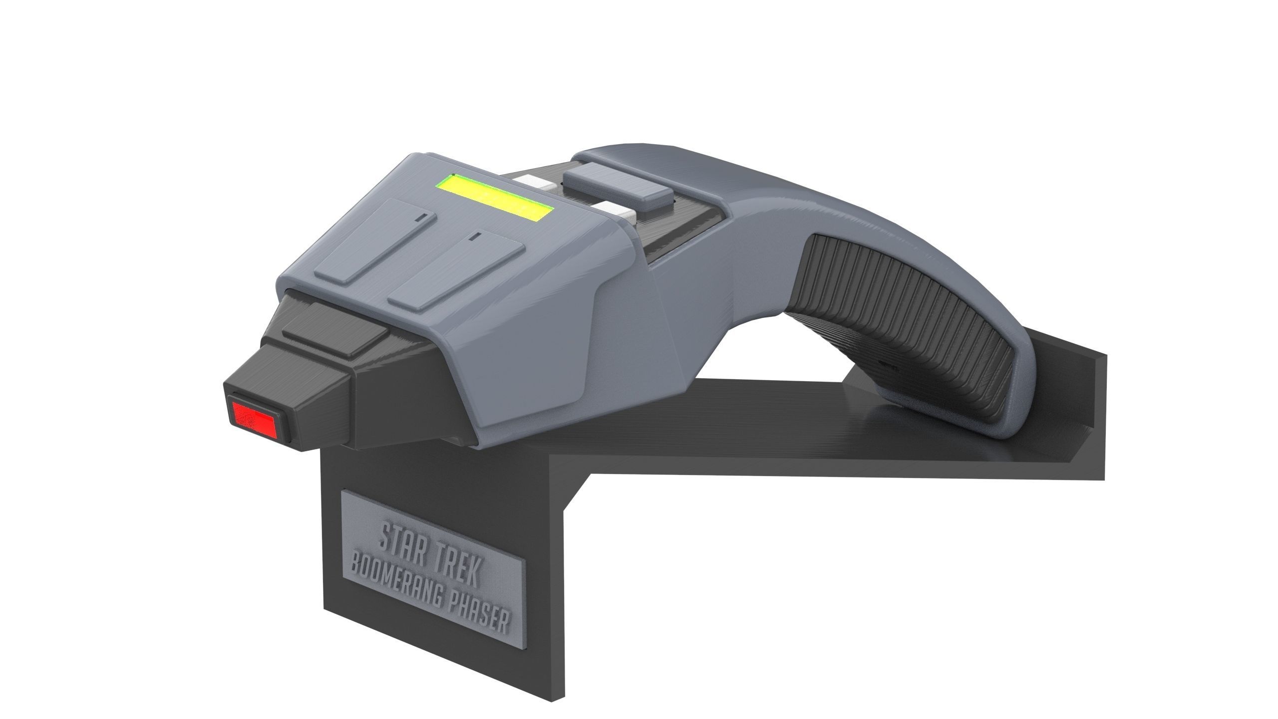 Boomerang Phaser - Star Trek - STL CAD bundle - Personal Use 3D print model_5
