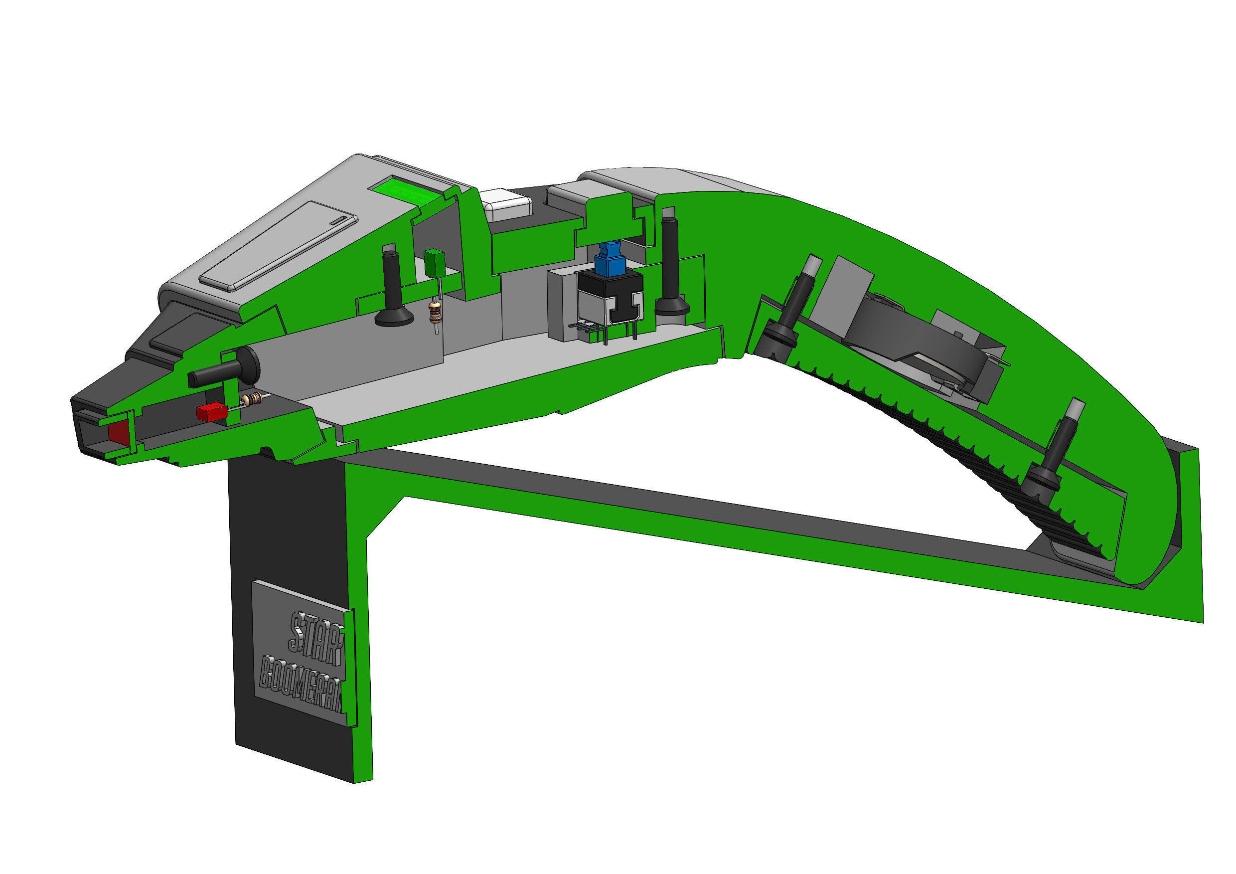 Boomerang Phaser - Star Trek - STL CAD bundle - Commercial Use 3D print model_11