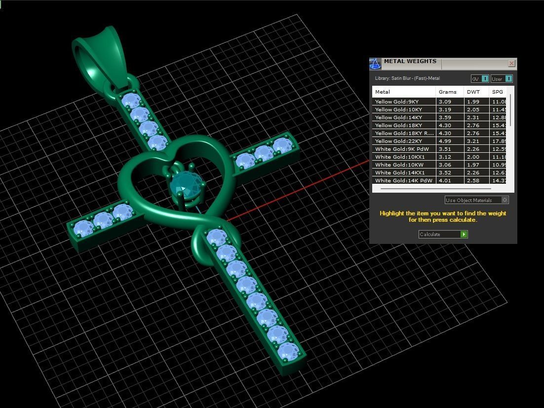 Pendant Jesus Heart Free 3D print model_2