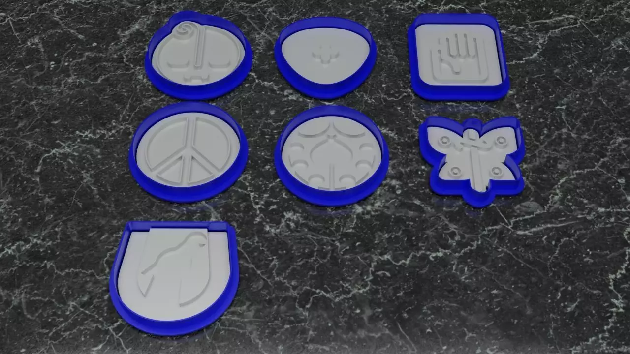 JOJOS CORTANTES MOLDES COOKIES 3D print model