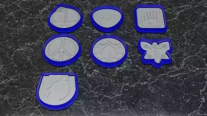 JOJOS CORTANTES MOLDES COOKIES 3D print model
