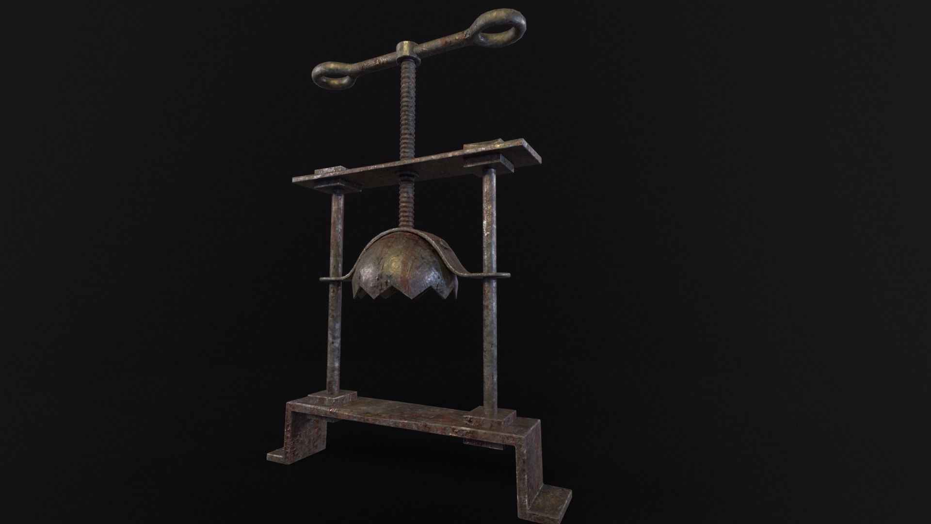 Head Crusher Low-poly 3D model_6