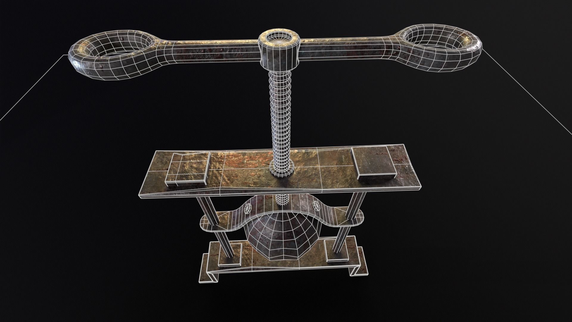 Head Crusher Low-poly 3D model_17