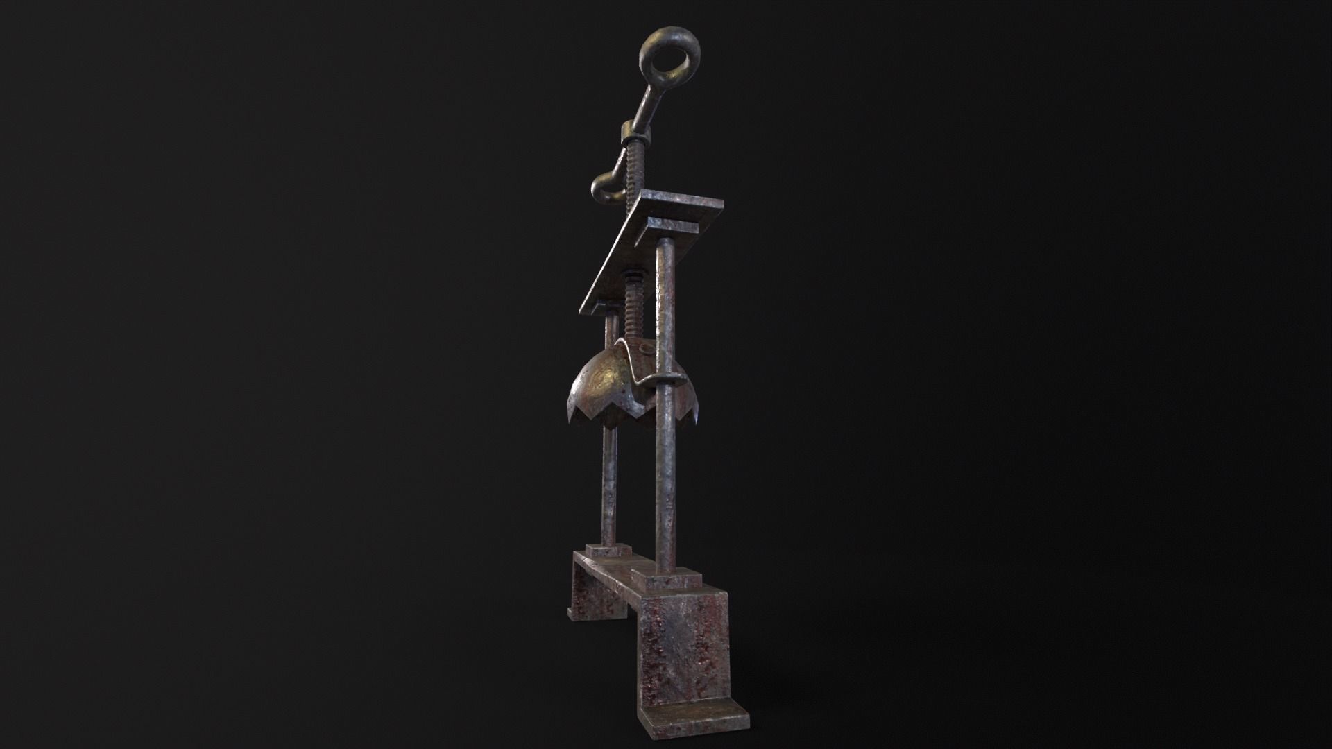 Head Crusher Low-poly 3D model_10