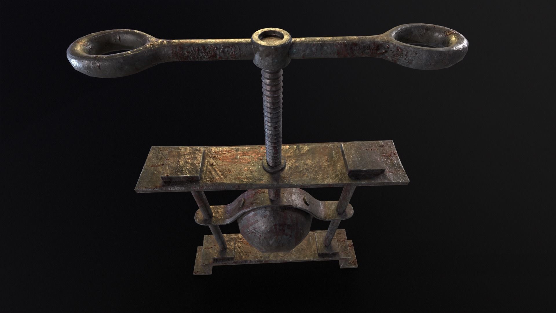 Head Crusher Low-poly 3D model_16