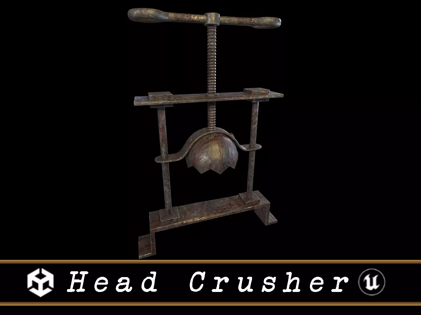 Head Crusher Low-poly 3D model_0