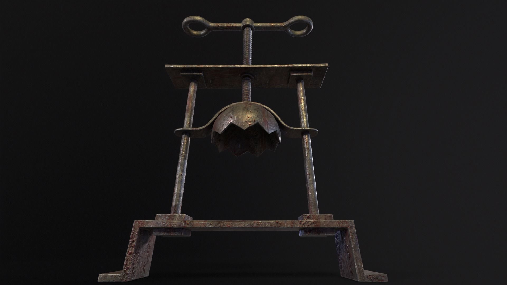 Head Crusher Low-poly 3D model_8