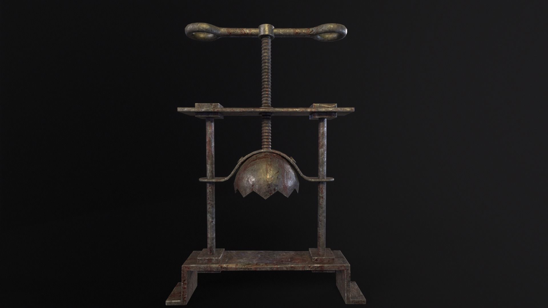 Head Crusher Low-poly 3D model_4