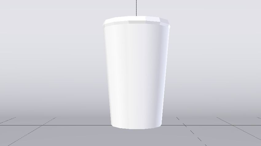 Glass 013 Low-poly 3D model_5
