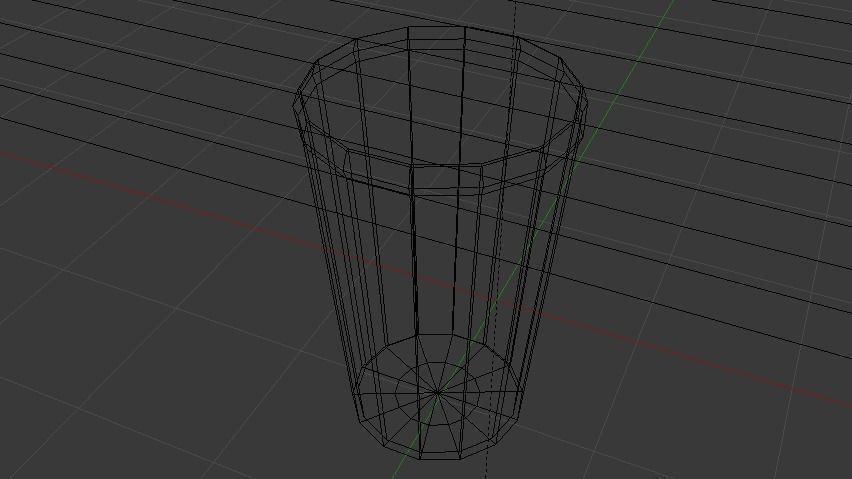 Glass 013 Low-poly 3D model_17