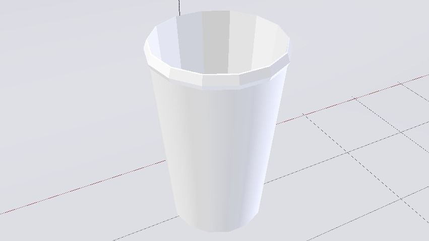 Glass 013 Low-poly 3D model_6