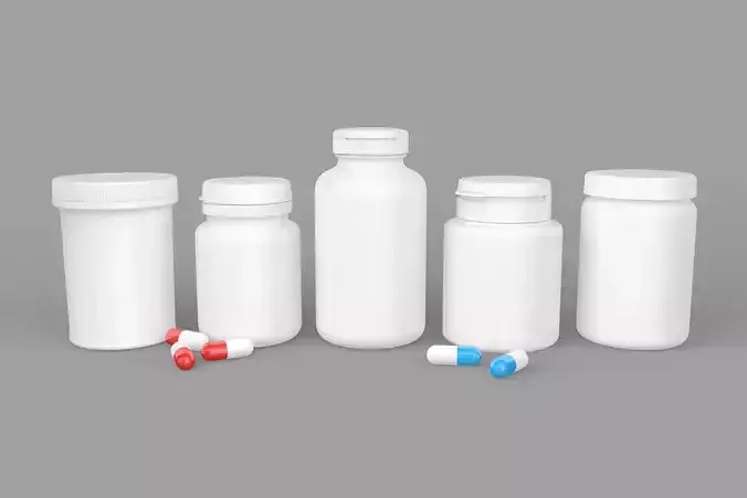 Pills Jars Set