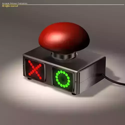 Game Show Buzzer 3D model