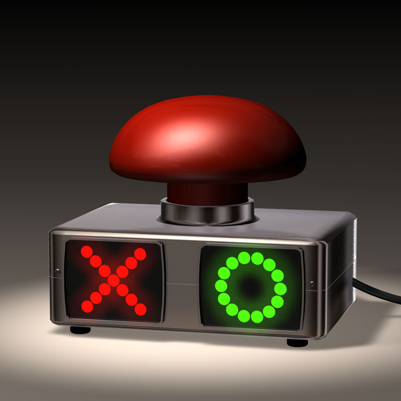 Game Show Buzzer 3D model_2