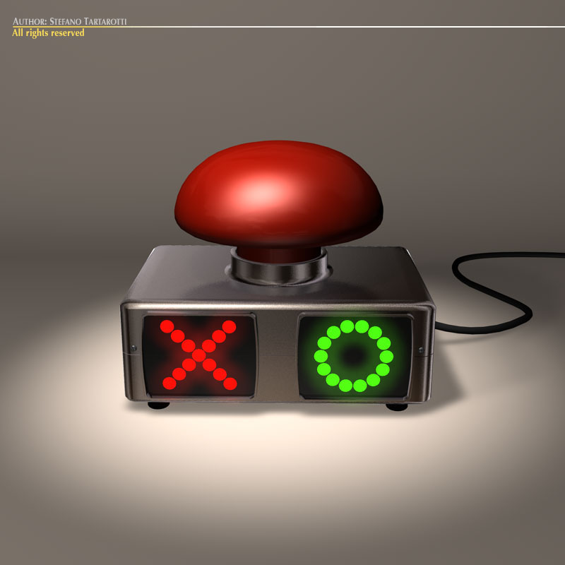 Game Show Buzzer 3D model_3
