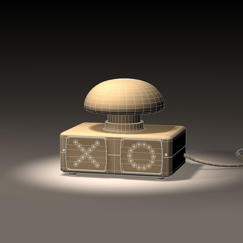 Game Show Buzzer 3D model_1