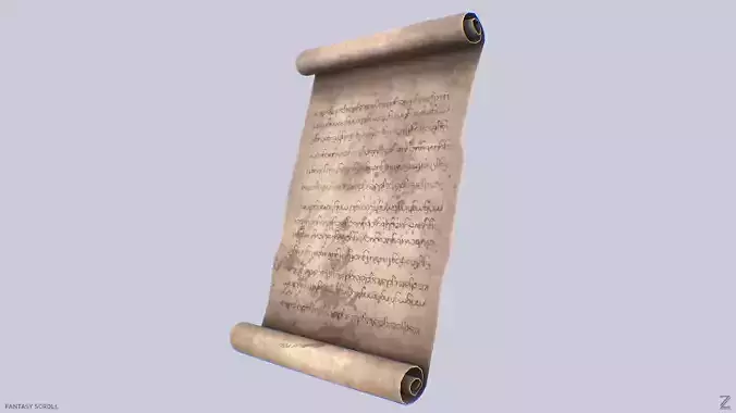 Fantasy scroll