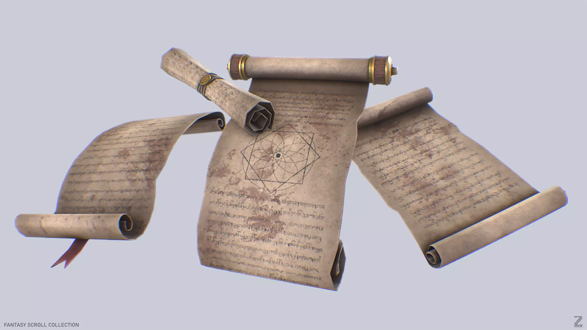 Fantasy scroll collection _0