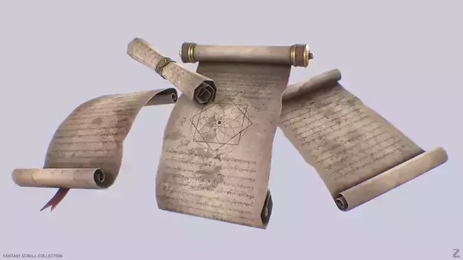 Fantasy scroll collection